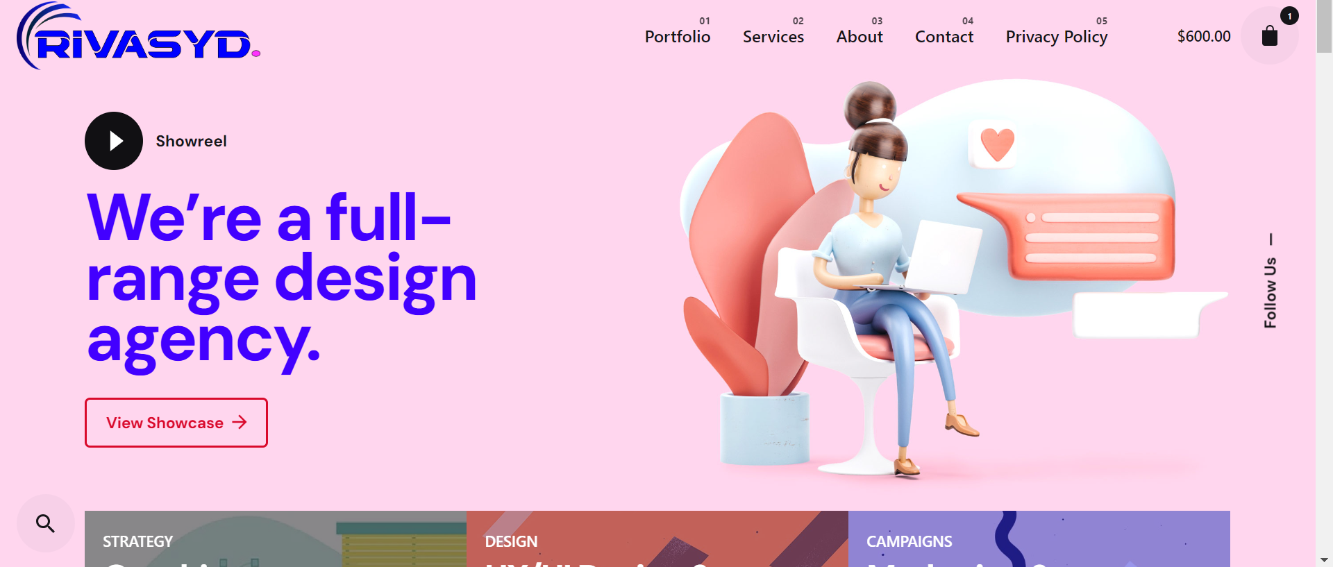 Rivasyd Agency Website Design