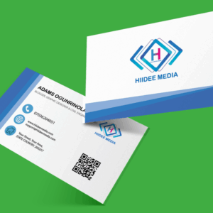 hdm business card design