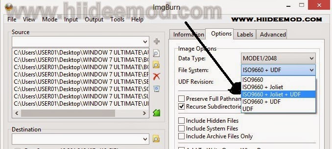 How to Create ISO Image File from Files & Folders - www.hiideemod.com