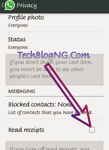 disable read messages blue ticks on whatsapp