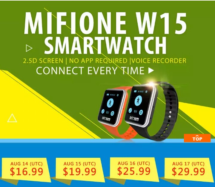 mifione w15 smartwatch