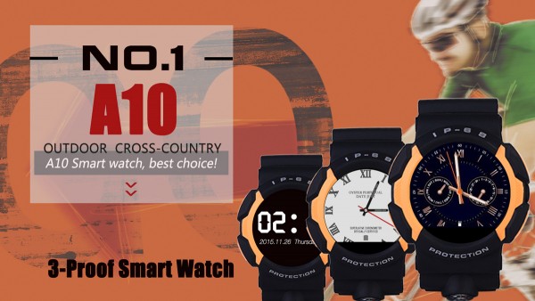 NO.1 A10 Rugged Outdoor Sports Smartwatch