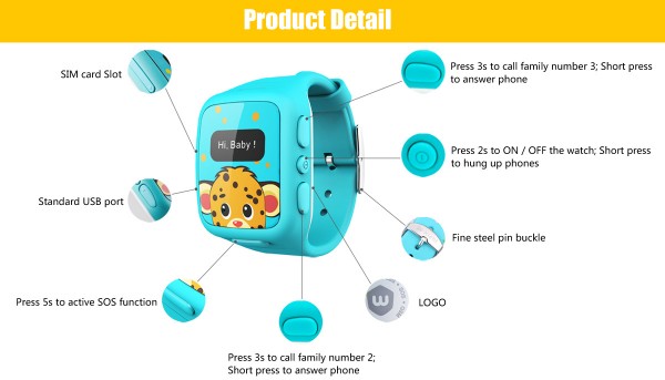 Umeox W268 Kid Smart Watch