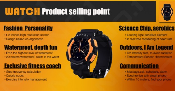 NO.1 A10 Rugged Outdoor Sports Smartwatch