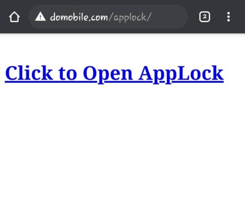 open applock when hidden