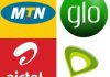mobile networks, glo, mtn, etisalat, airtel