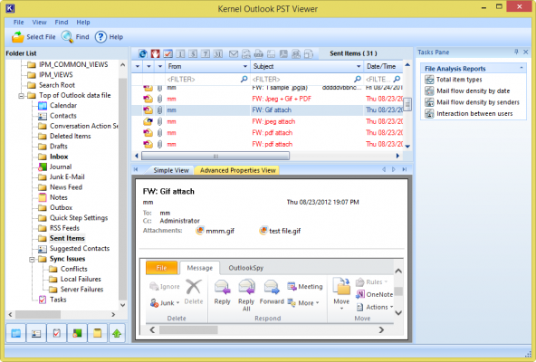 Kernel Outlook PST Viewer