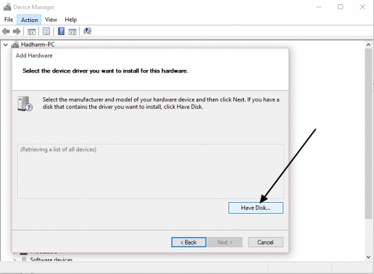 Manually install MediaTek USB VCOM drivers