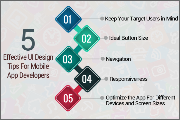 Five Effective UI Design Tips For Mobile App Developers