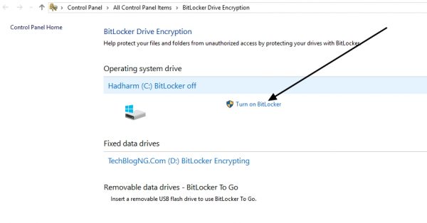 How to Setup Bitlocker Drive Encryption Security on Windows