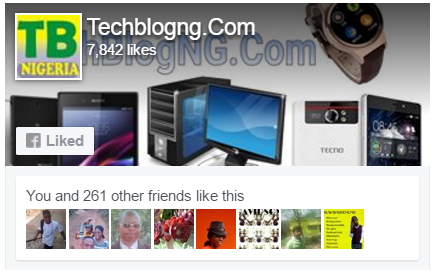 techblogng facebook fan page widget - HiideeMedia