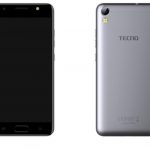 Tecno i3 front and back view