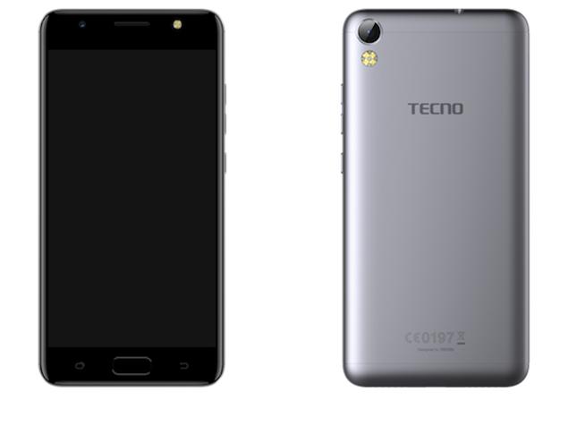 Tecno i3 front and back view