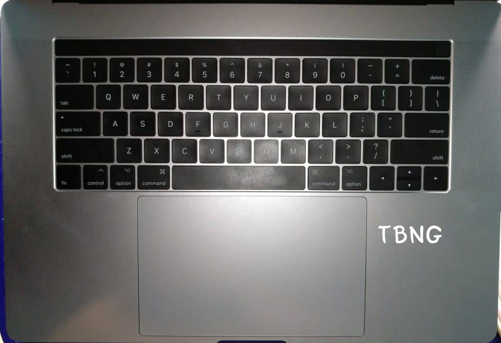 Trackpad and keyboard macbook pro