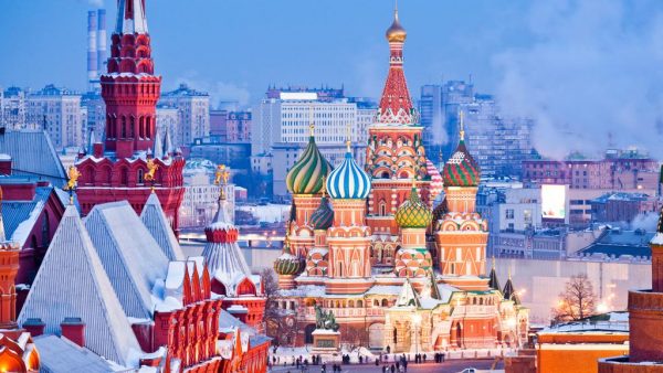 Moscow, Russia - top countries for vacation