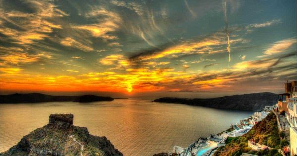 Watch the Sunset at Oia, Santorini