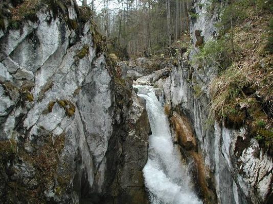 Tatzelwurm Waterfall in Bavaria