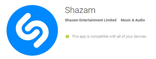 shazam music player