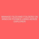 manage files and folders on window phones using aerize explorer 248 - HiideeMedia