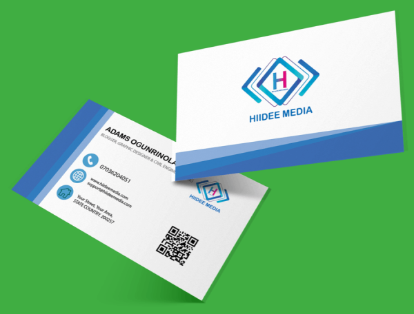hdm business card design