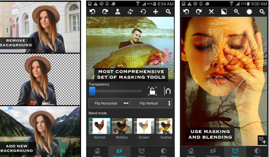 Superimpose X - mobile photo editing apps