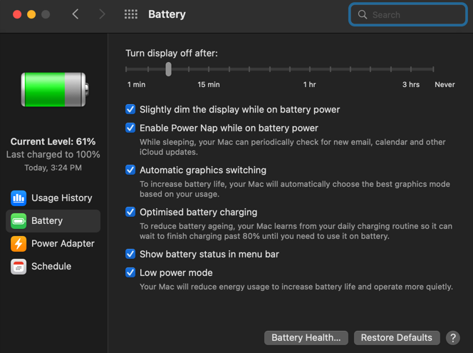 macbook battery health