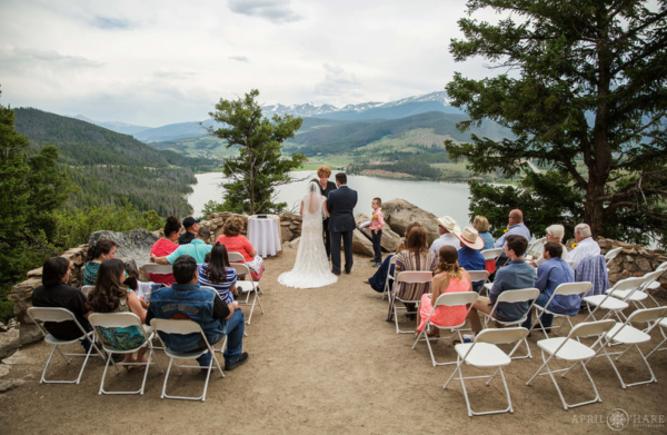 Sapphire Point Overlook wedding Venue in Colorado