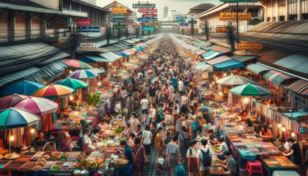 Chatuchak Weekend Market in Bangkok