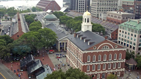 Quincy Market and Faneuil Hall in Boston