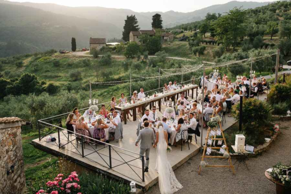 Castello Del Trebbio wedding venue in italy