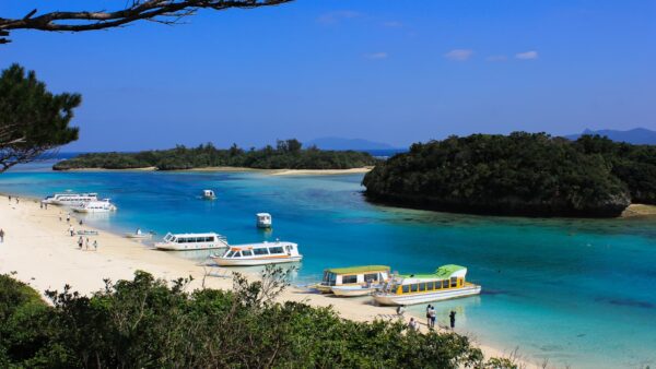 Kabira Bay in Ishigaki Island, Okinawa Prefecture, Japan