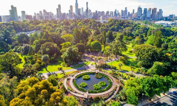 Royal Botanic Gardens in Melbourne, Australia