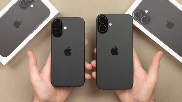 iPhone 16 and iPhone 16 Plus Back View