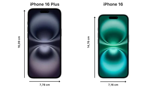 iPhone 16 vs iPhone 16 Plus